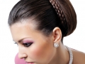 Style make-up and hairstyle