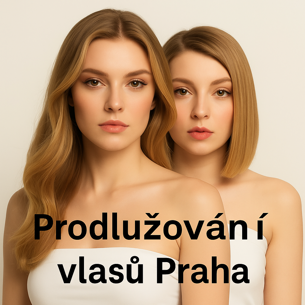 Prodloužení vlasů Praha natur hair